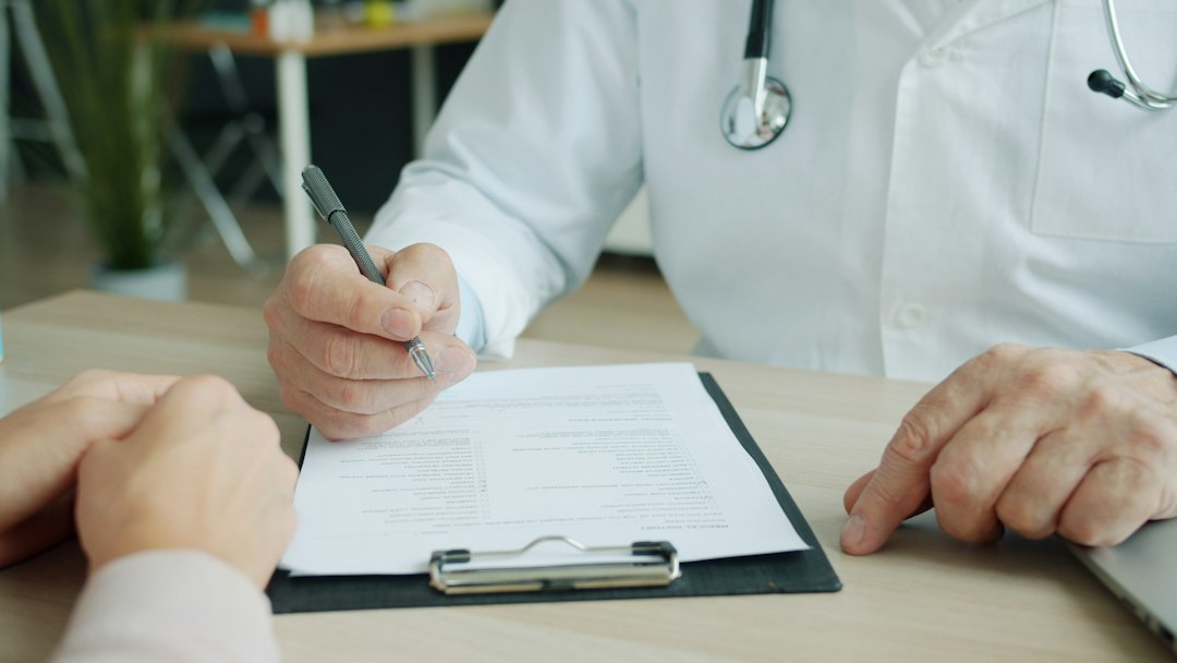 doctor discussing follow-up care