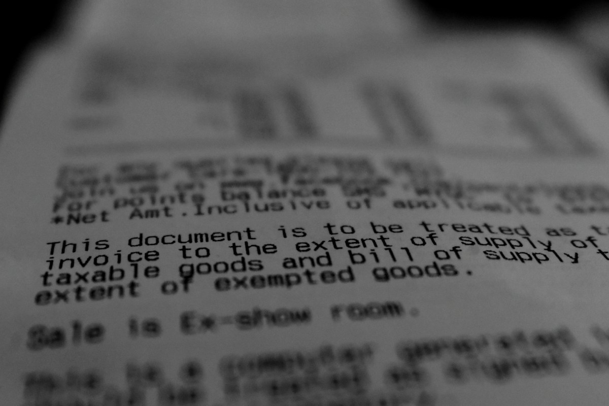 Close-up of healthcare paperwork and medical billing information