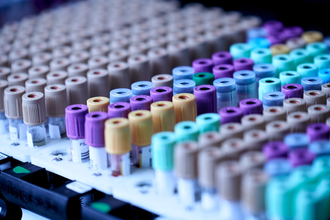 laboratory tubes used for medical testing