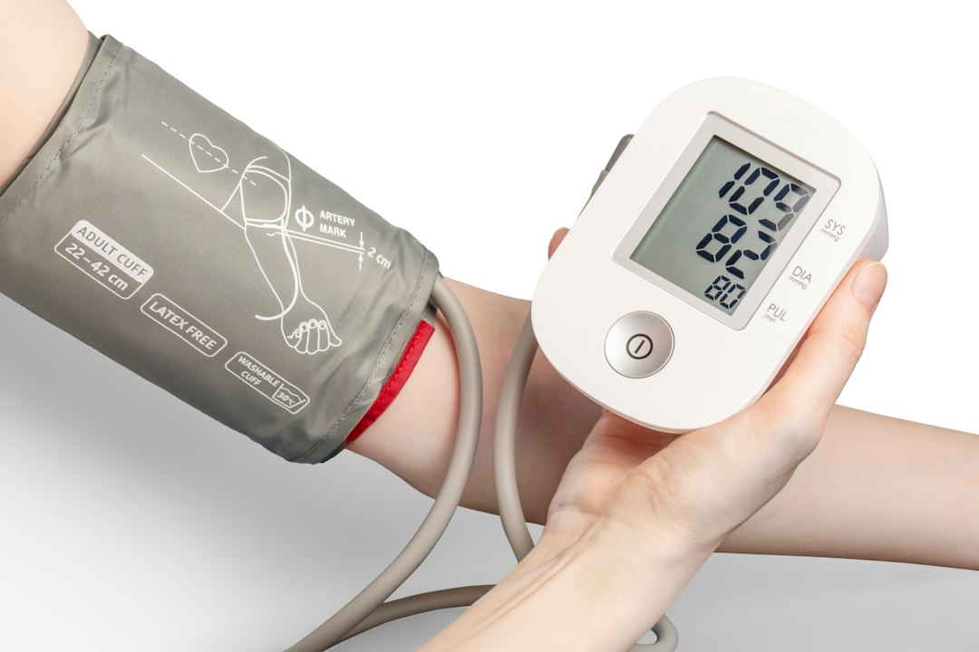 Omron upper-arm blood pressure monitor